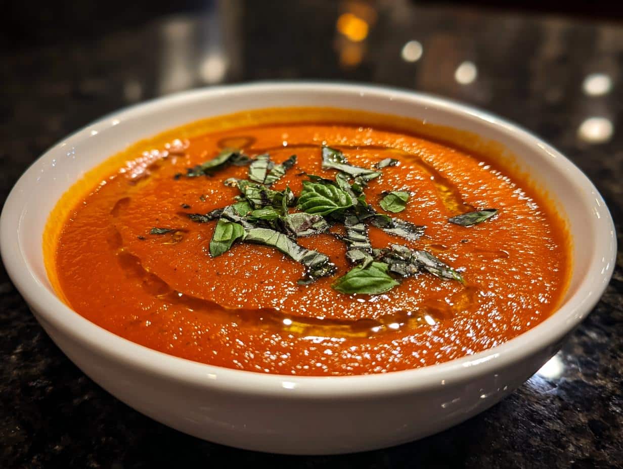 Roasted tomato soup - detail 4