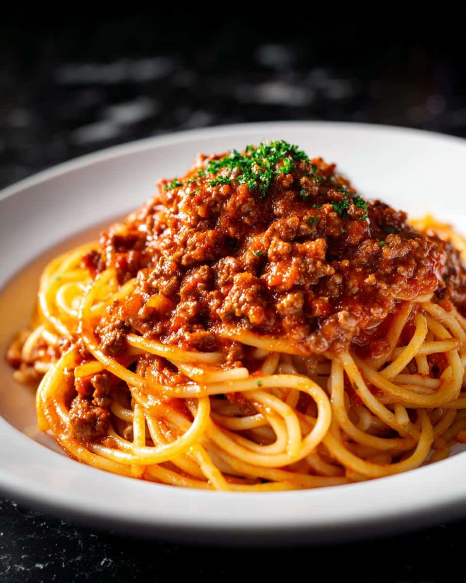 Spaghetti Bolognese - detail 2
