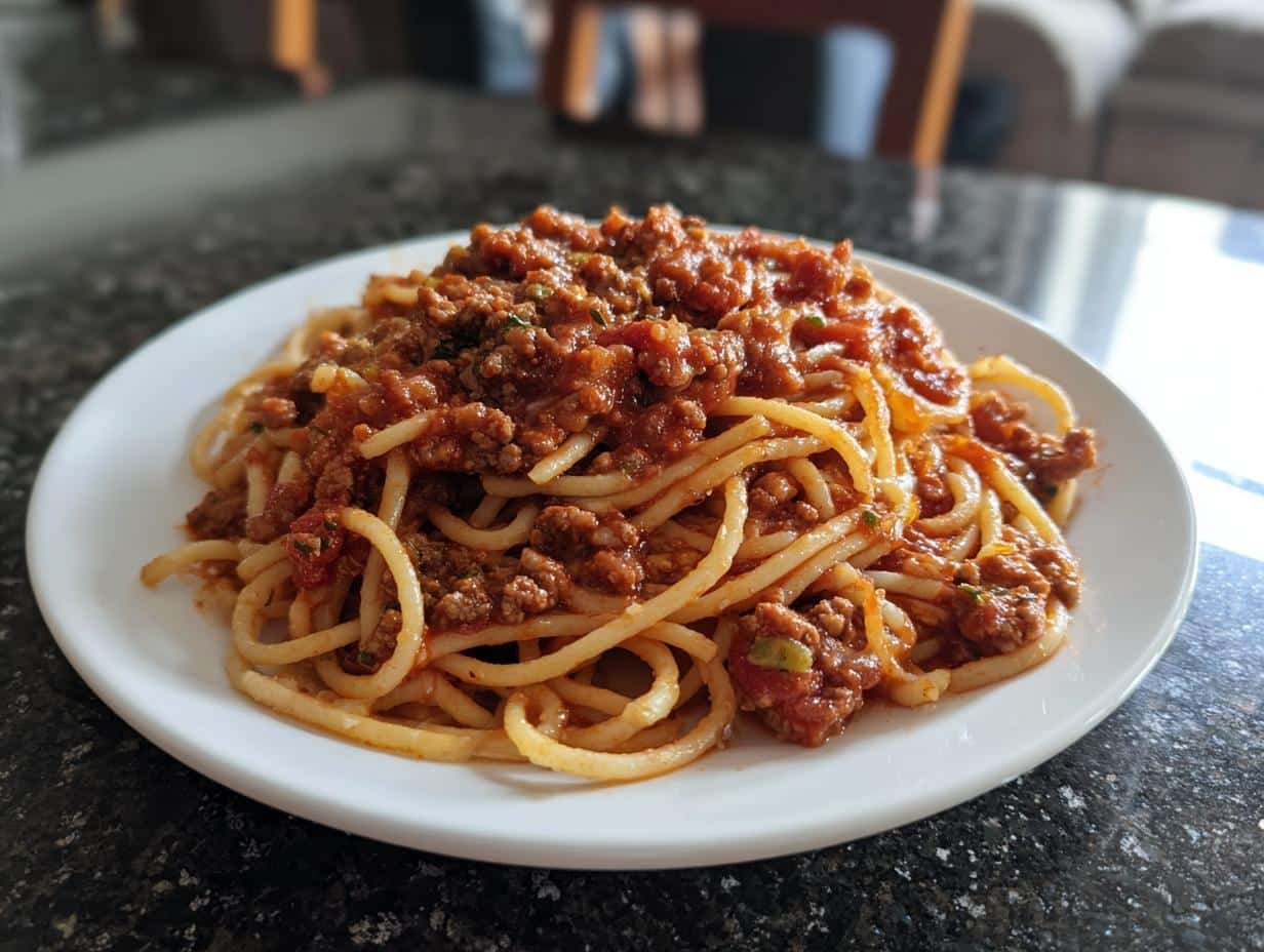 Spaghetti Bolognese - detail 3