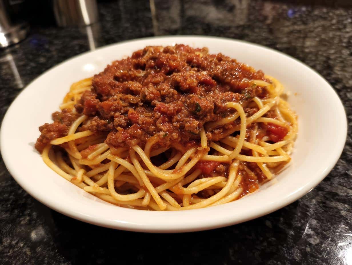 Spaghetti Bolognese - detail 4