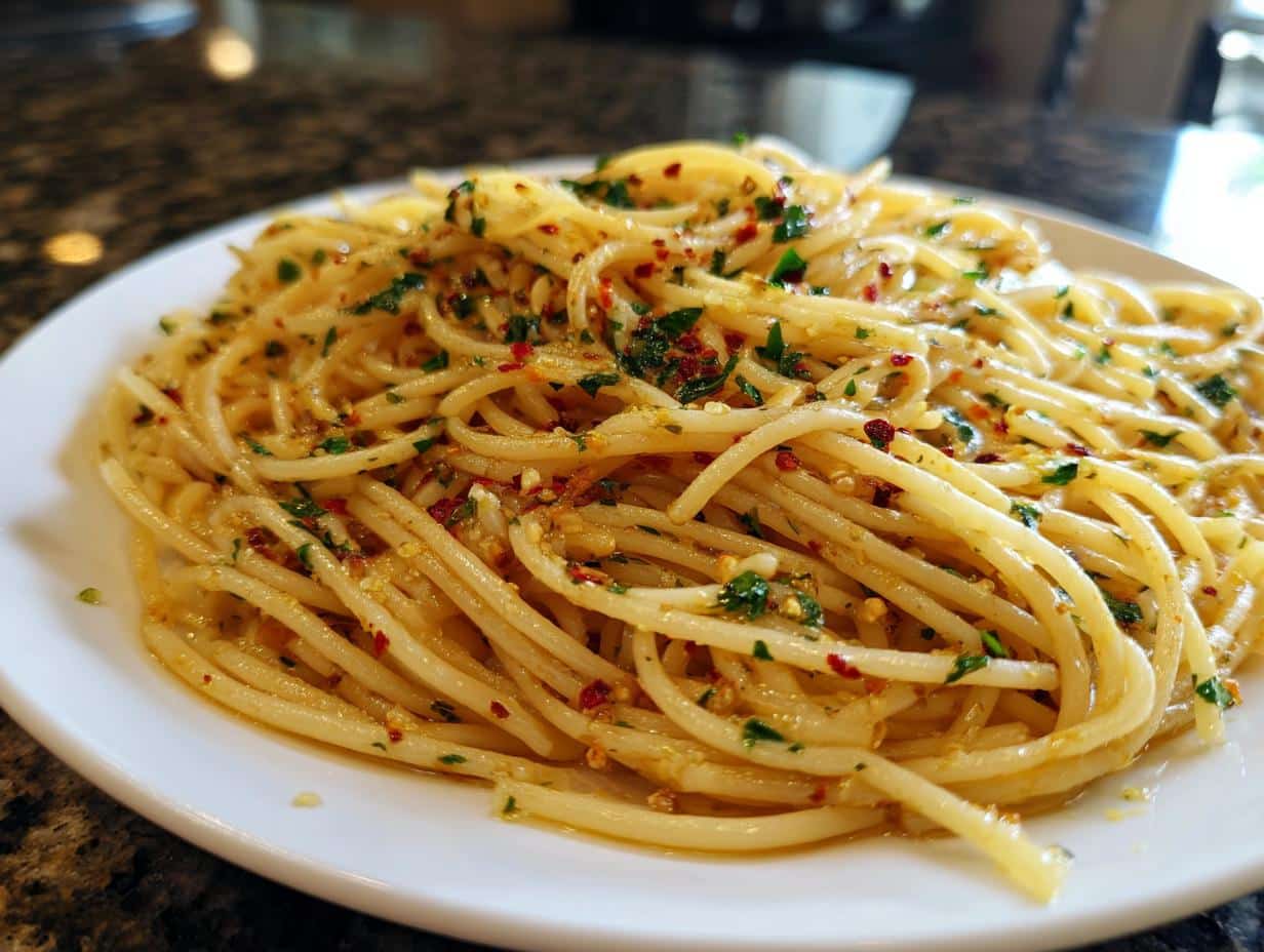 Spaghetti aglio e olio - detail 2