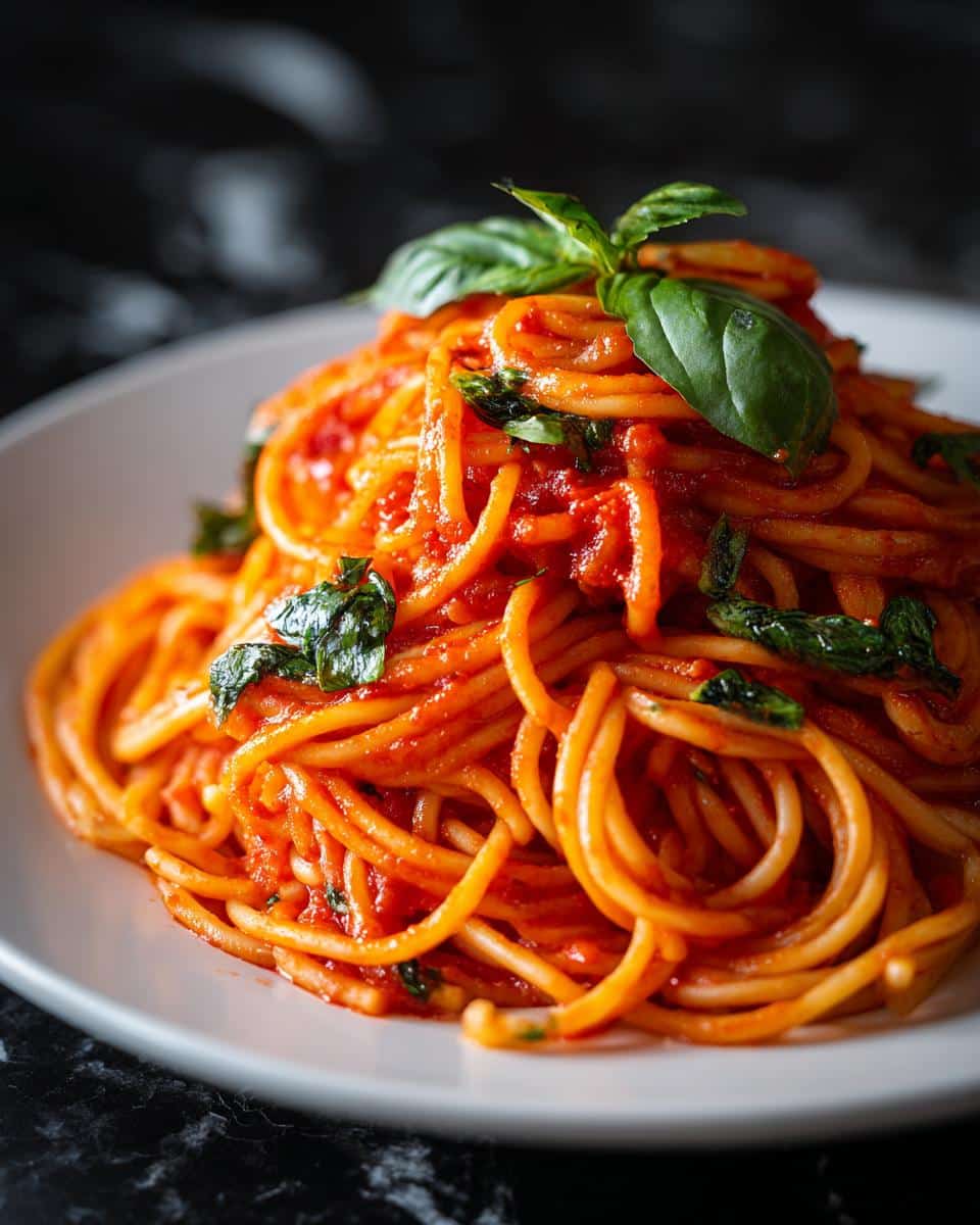 Spaghetti marinara - detail 1