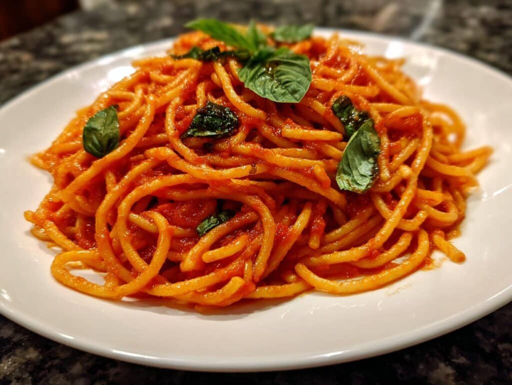 Spaghetti marinara