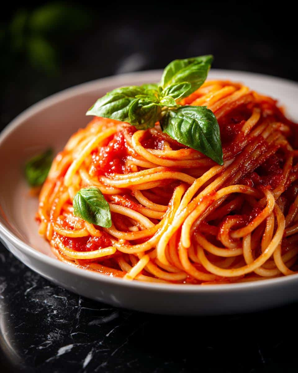 Spaghetti marinara - detail 2