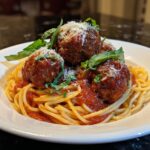 Spaghetti with meatballs