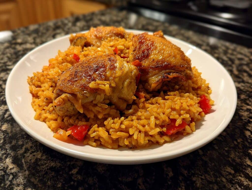 Spanish chicken and rice
