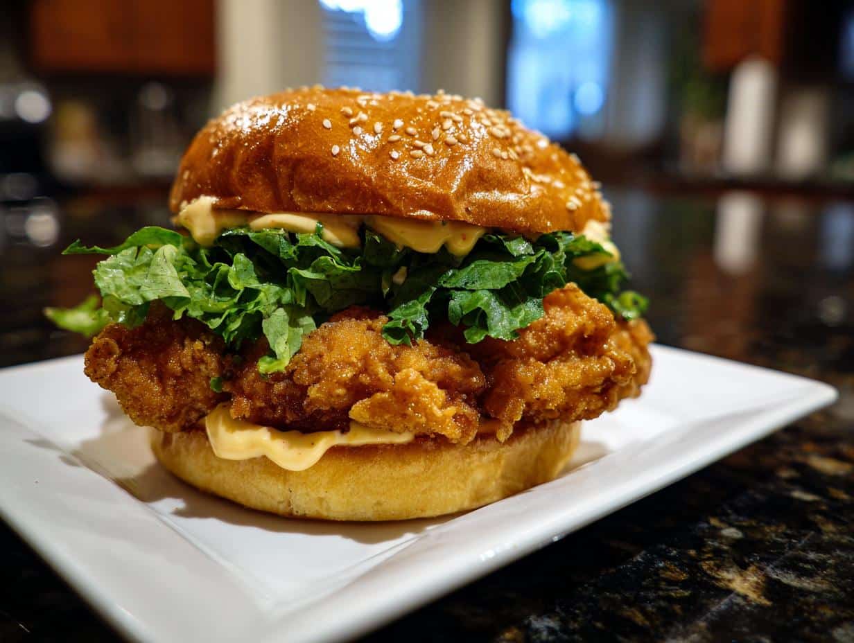 Spicy Chicken Burger - detail 1