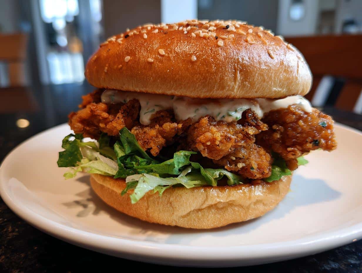 Spicy Chicken Burger - detail 2
