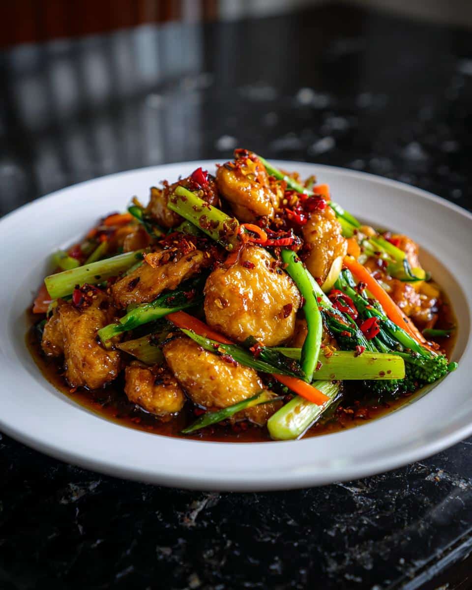 Spicy chicken stir fry - detail 1