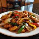 Spicy chicken stir fry