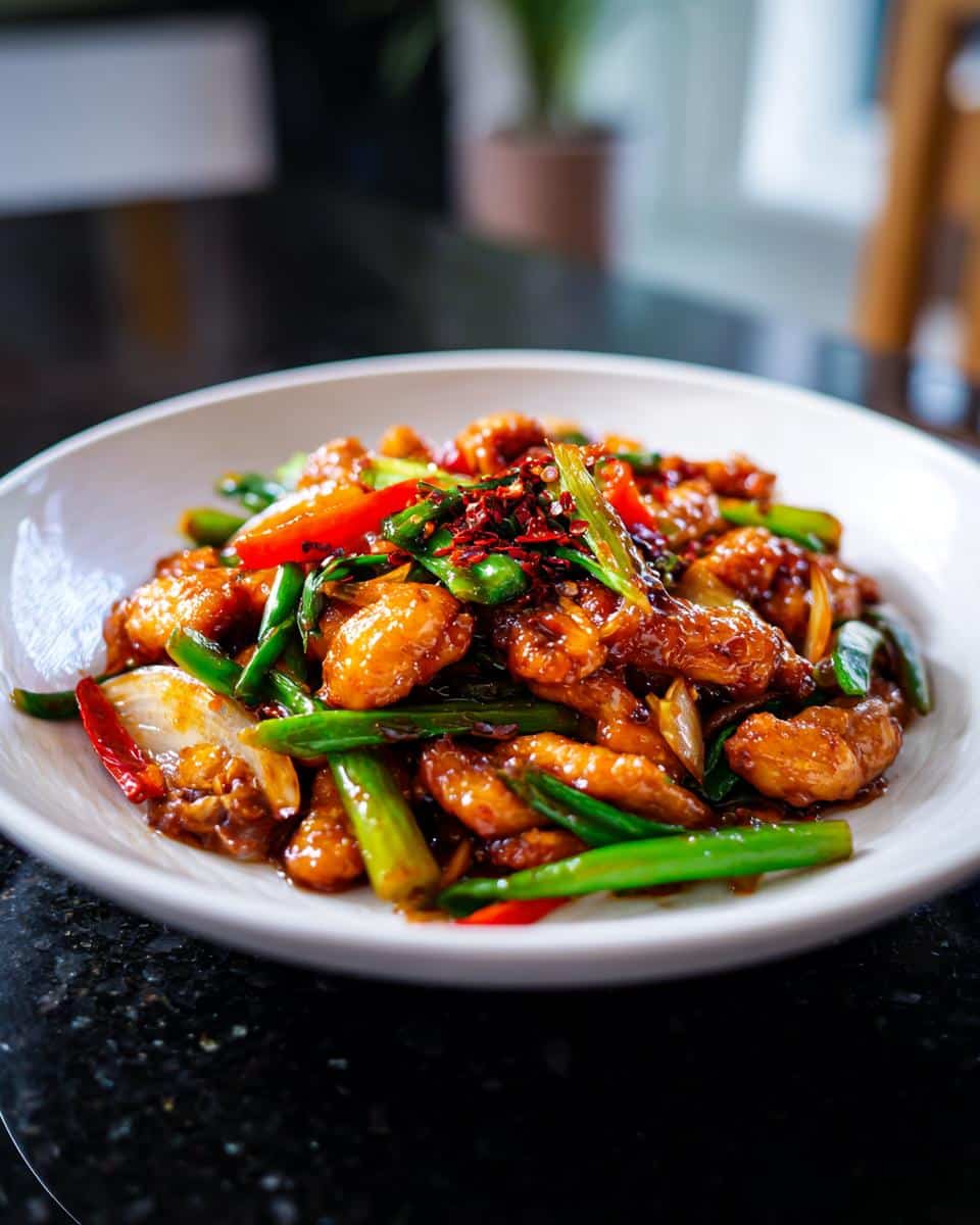 Spicy chicken stir fry - detail 2