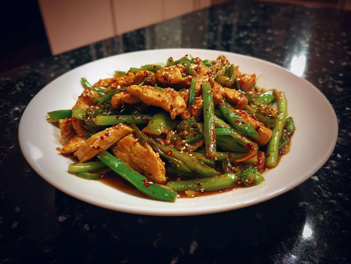 Spicy chicken stir fry - detail 4