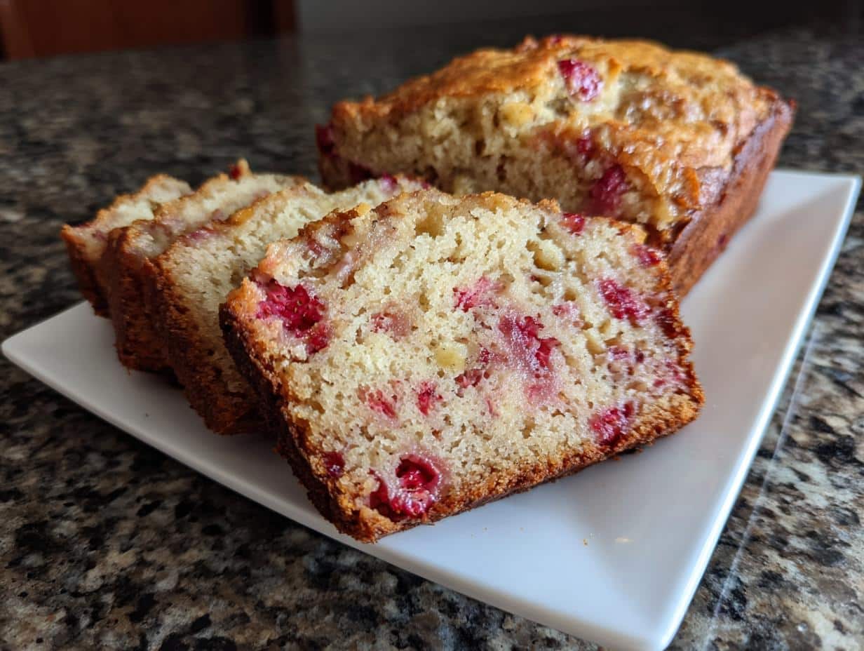 Strawberry banana bread