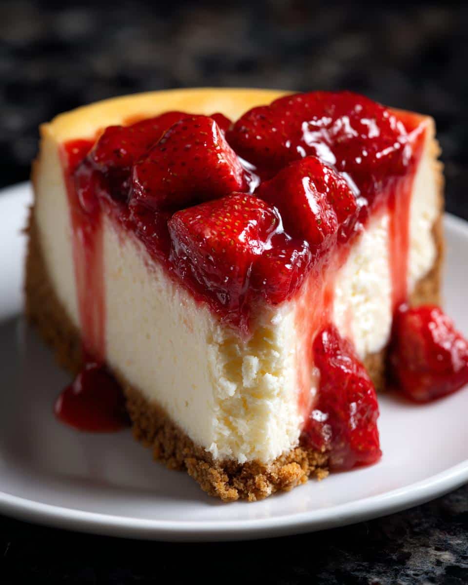 Strawberry cheesecake - detail 1