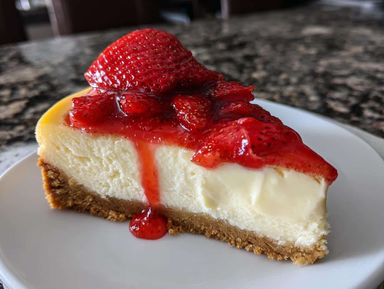 Strawberry cheesecake - detail 2