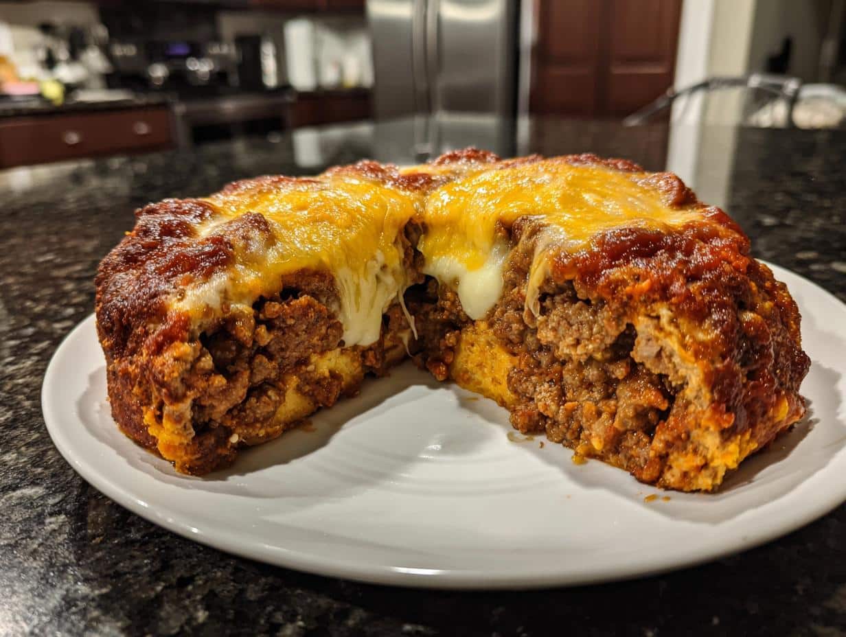 Stuffed meatloaf - detail 3