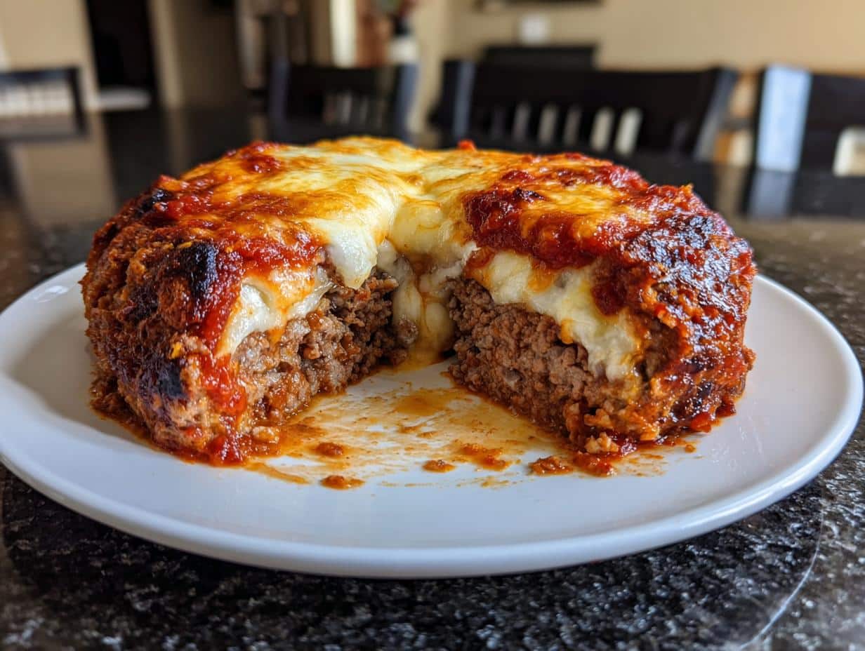 Stuffed meatloaf