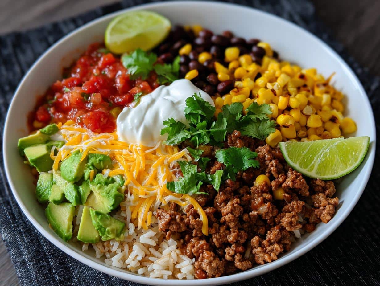 Taco burrito bowl