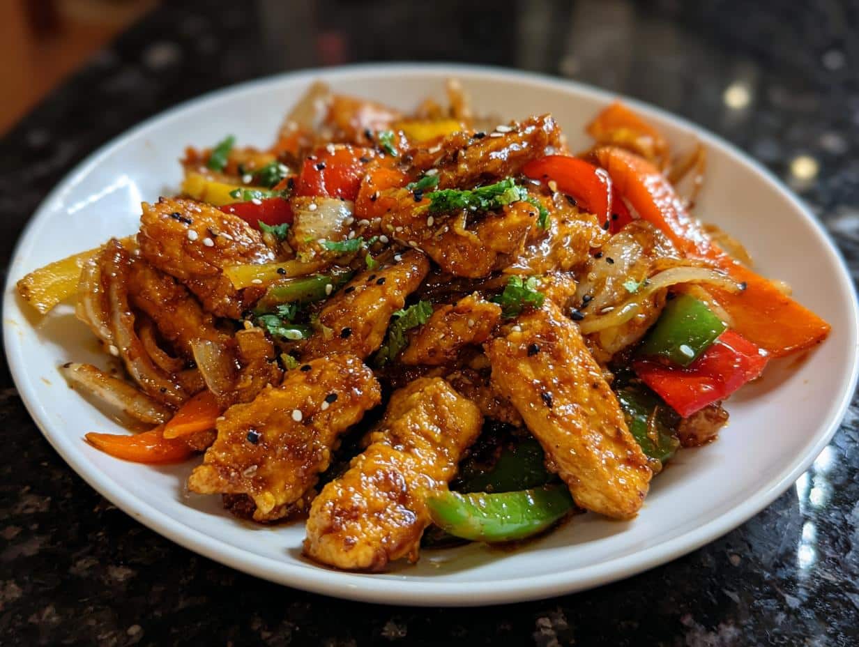 Teriyaki chicken stir fry