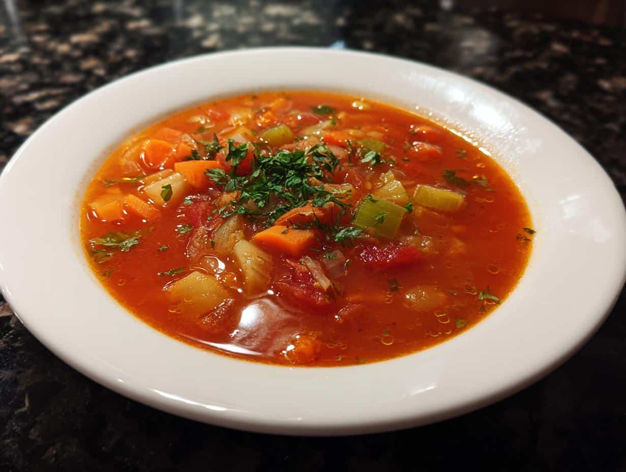 Tomato vegetable soup
