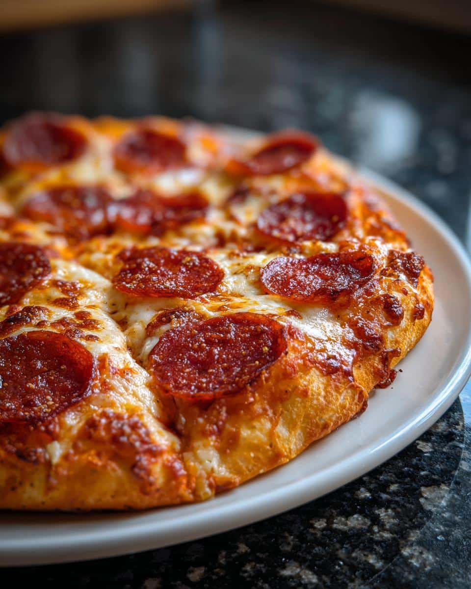 Turkey pepperoni pizza - detail 4