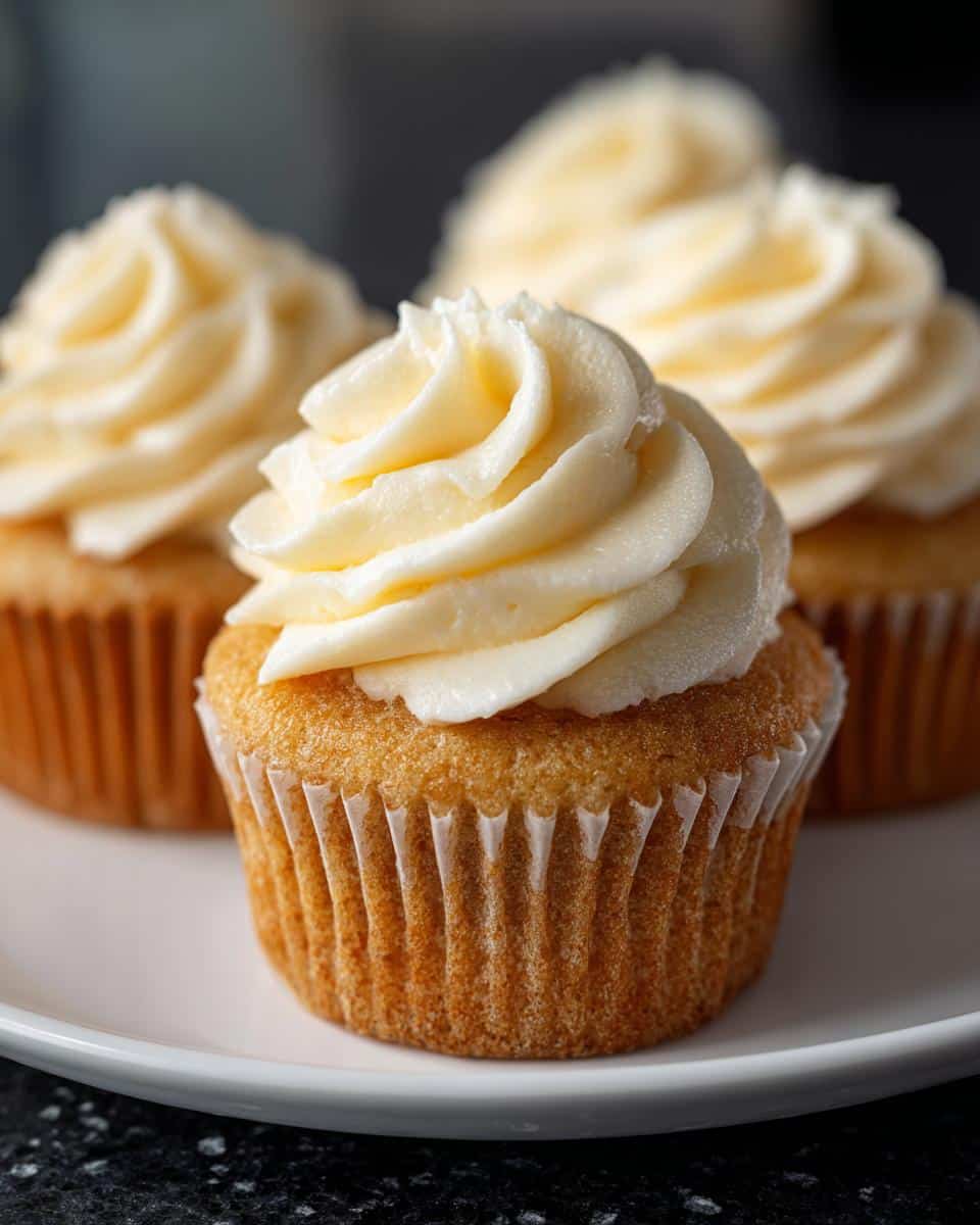 Vanilla cupcakes - detail 3