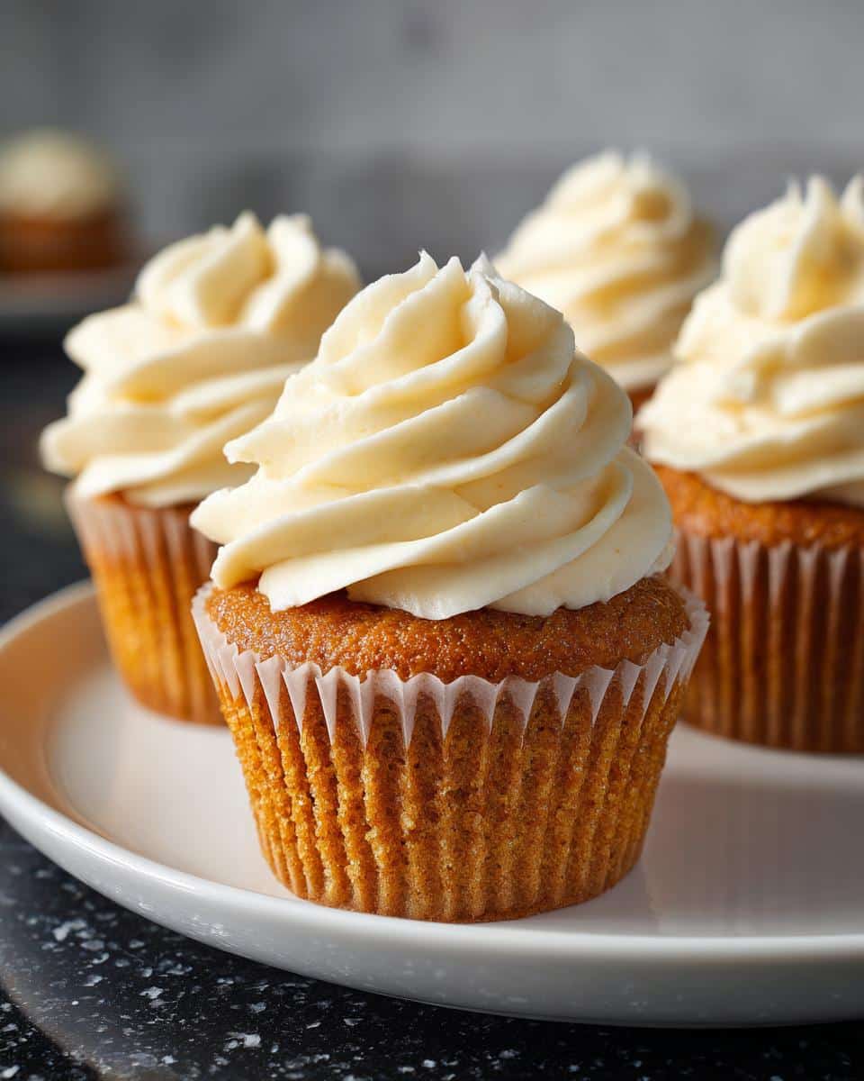 Vanilla cupcakes - detail 1