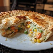 Creamy 5-Ingredient Vegetable Pot Pie That Comforts Instantly