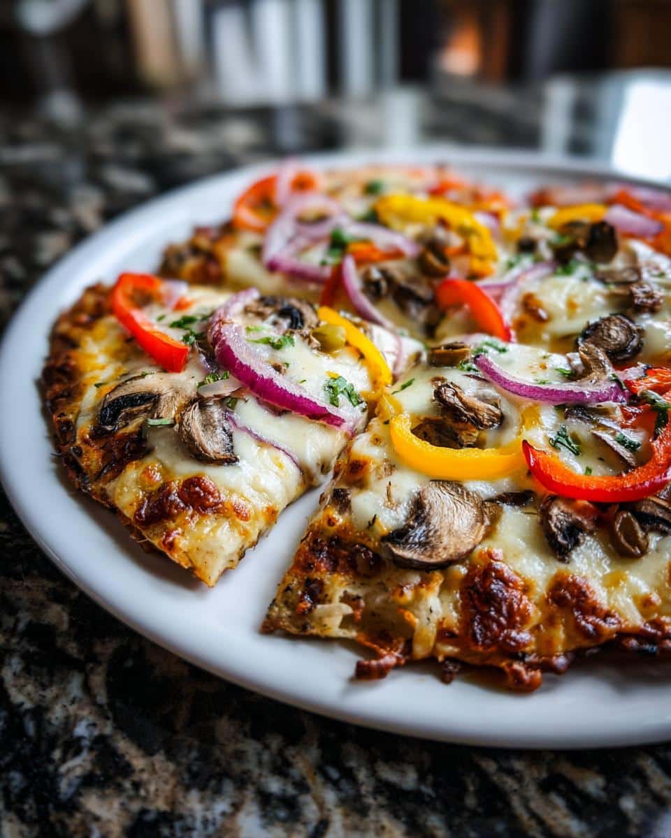 Vegetable flatbread - detail 2