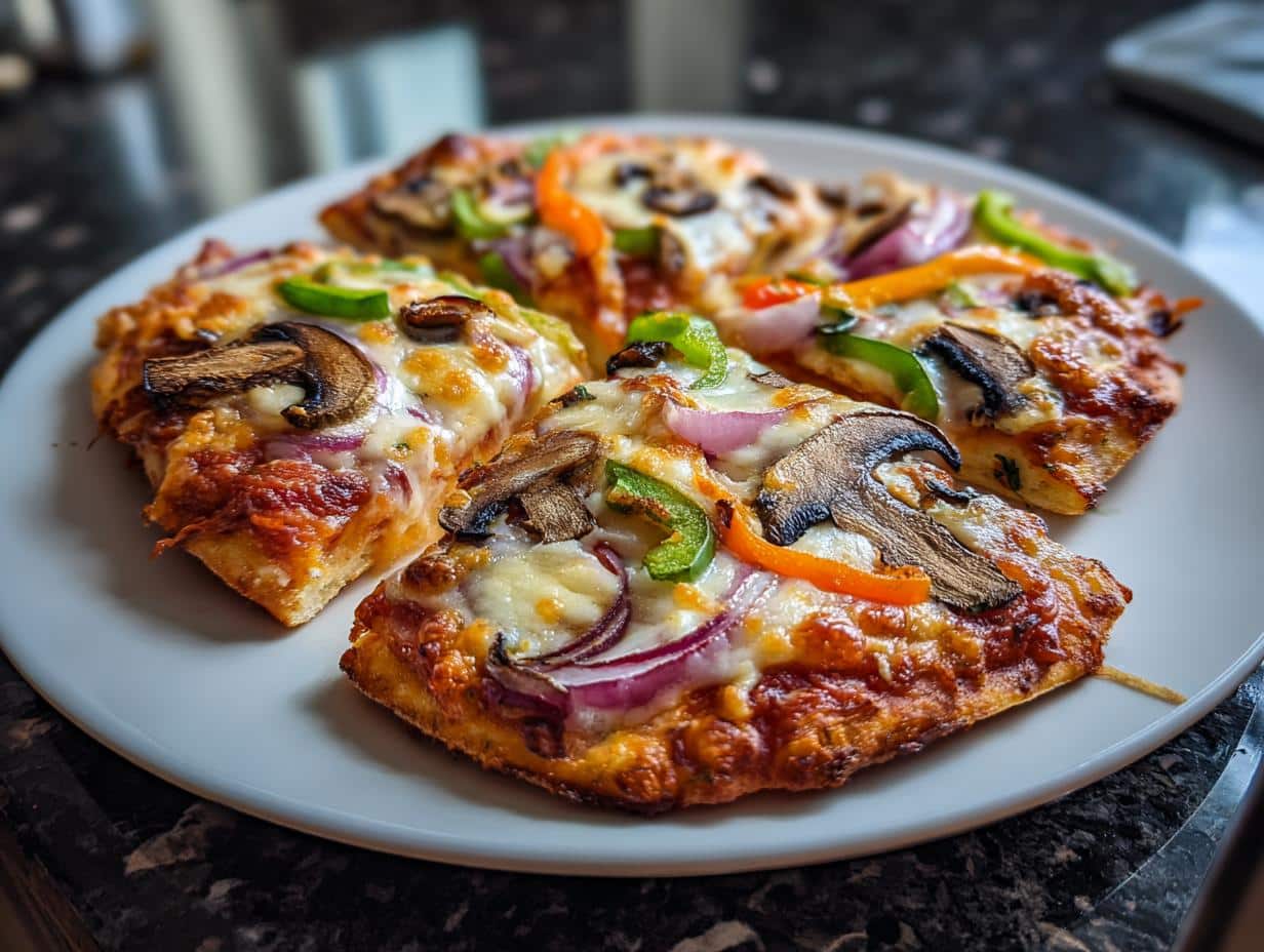 Vegetable flatbread - detail 3