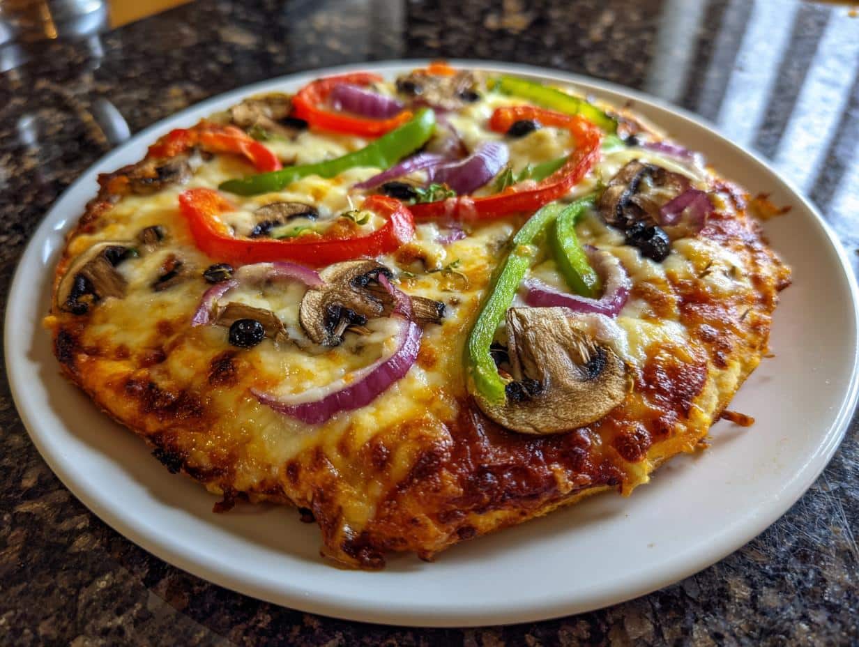 Vegetable flatbread - detail 4