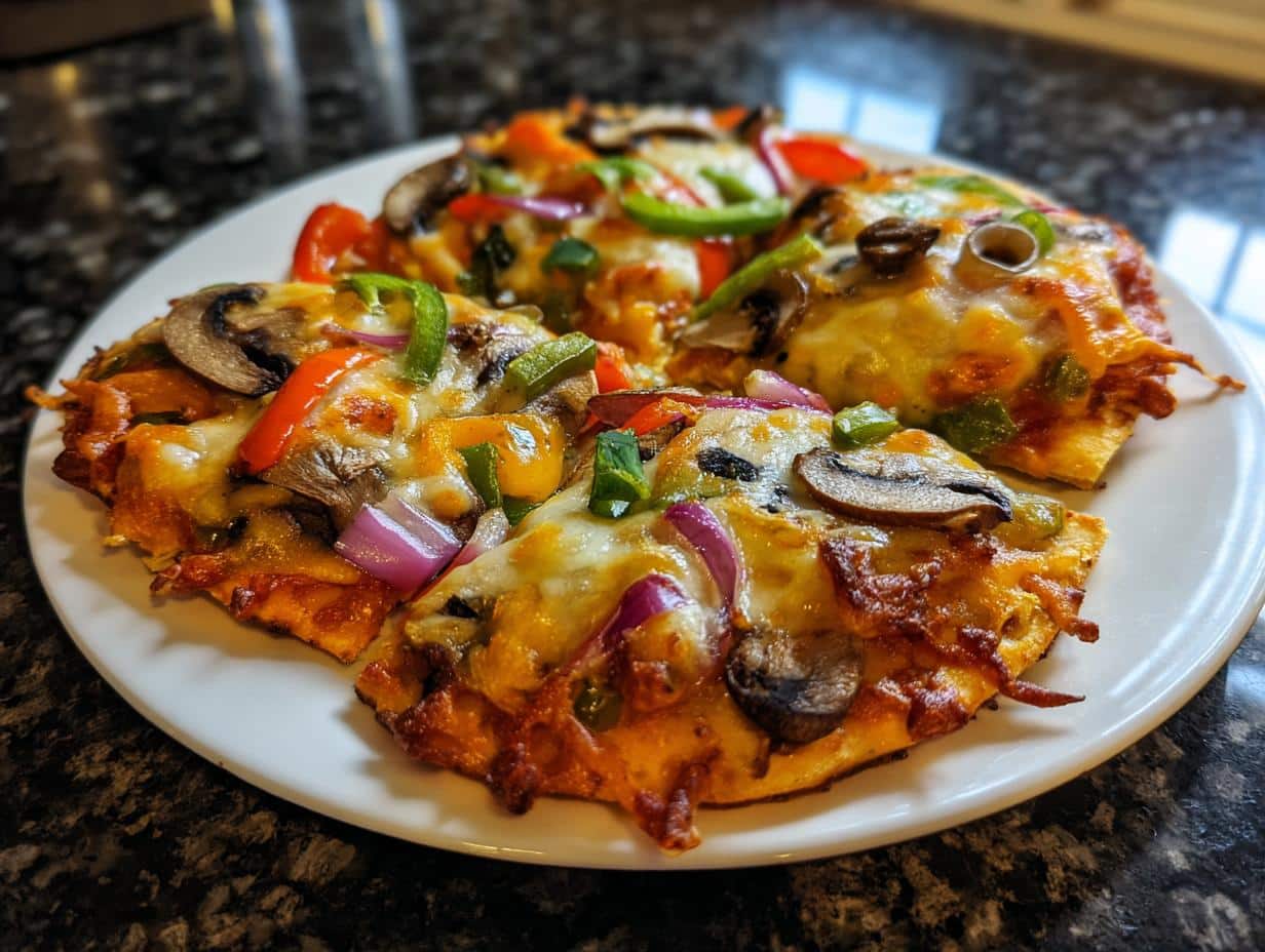 Vegetable flatbread