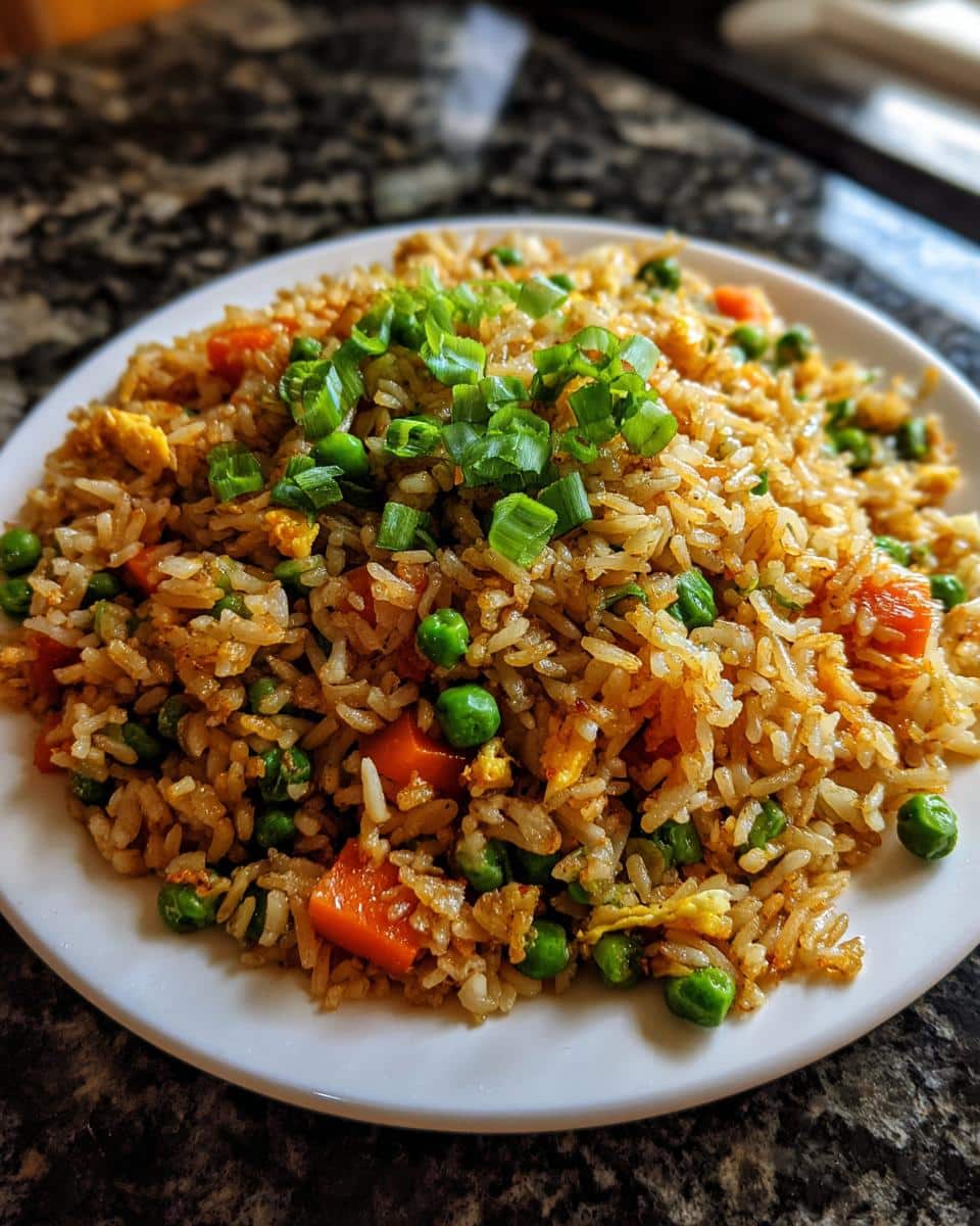 Vegetable fried rice - detail 1