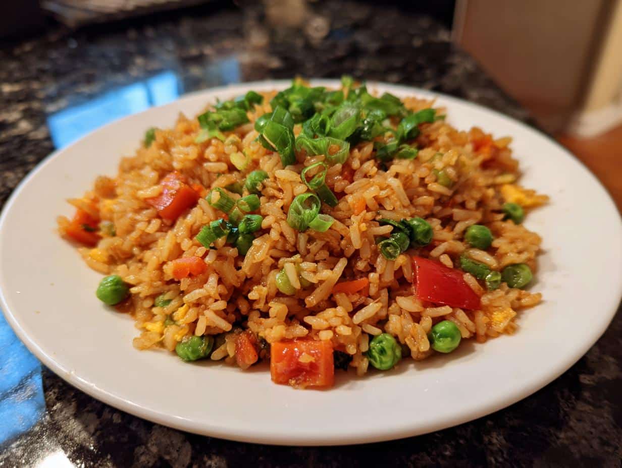 Vegetable fried rice - detail 4