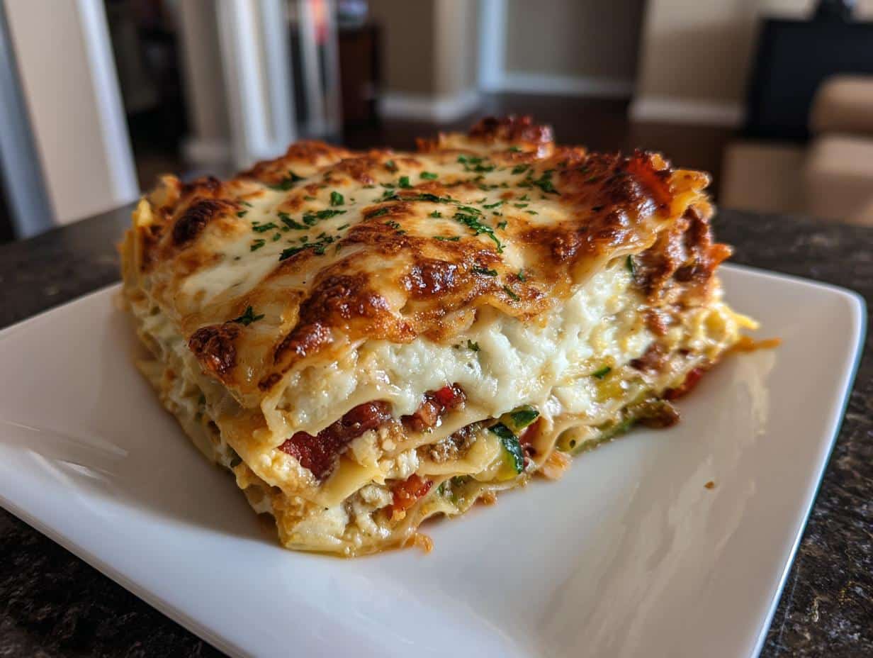 Vegetable lasagna - detail 1