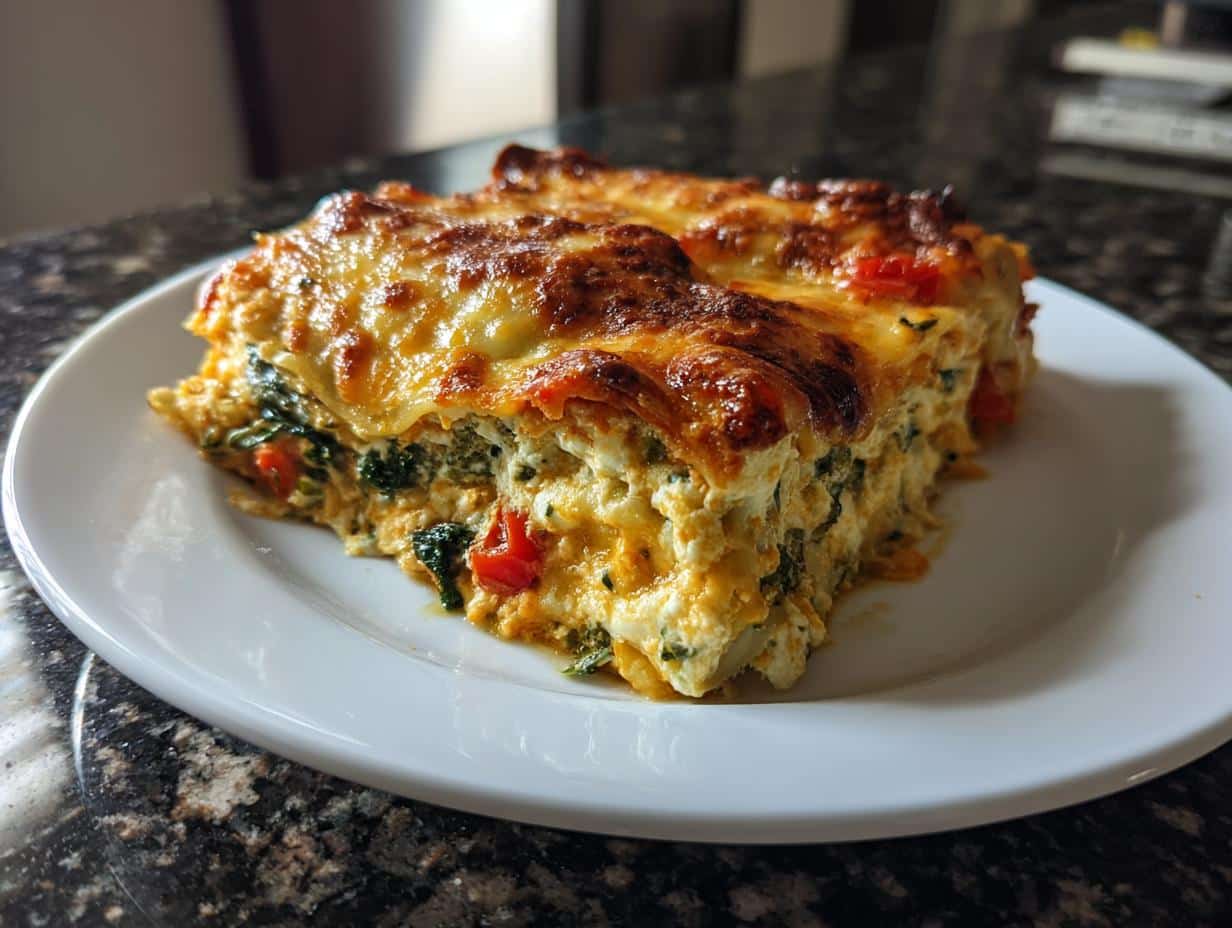 Vegetable lasagna - detail 2