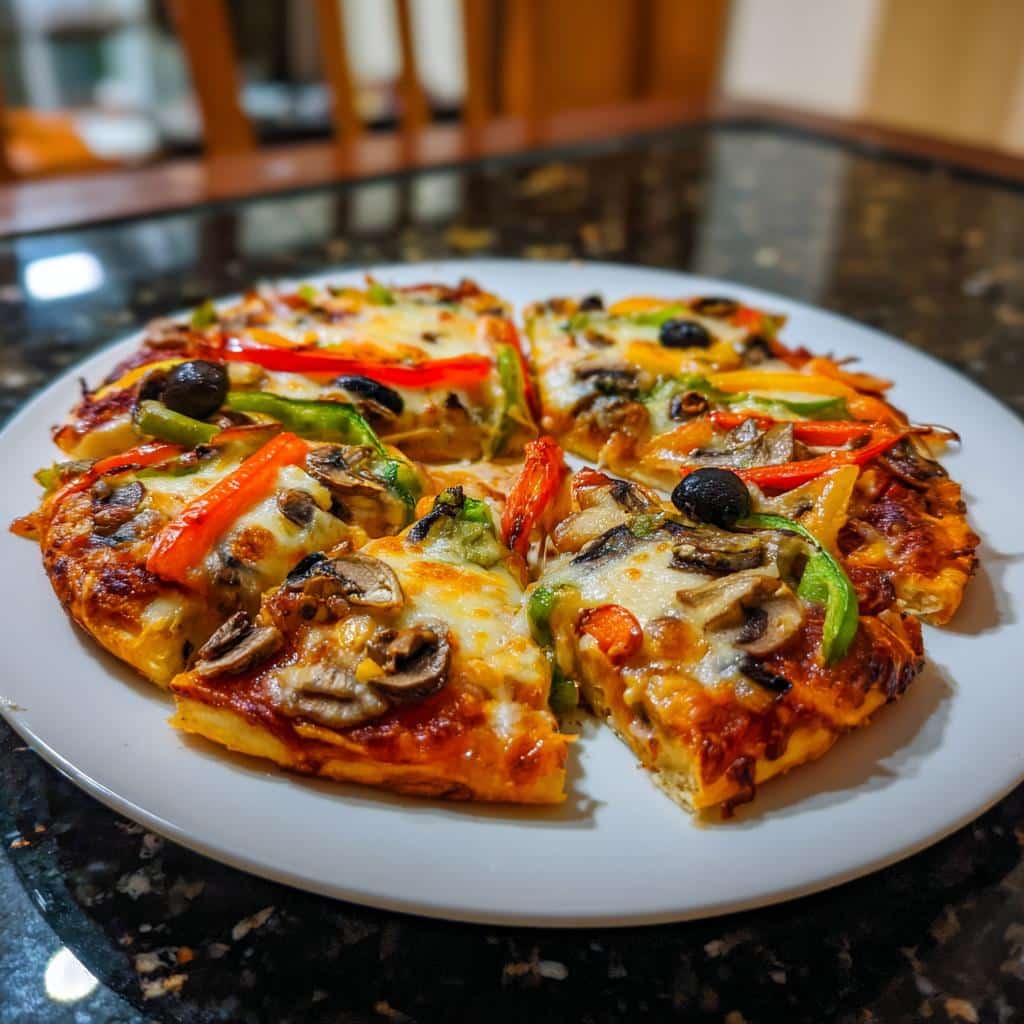 Vegetable pizza - detail 3