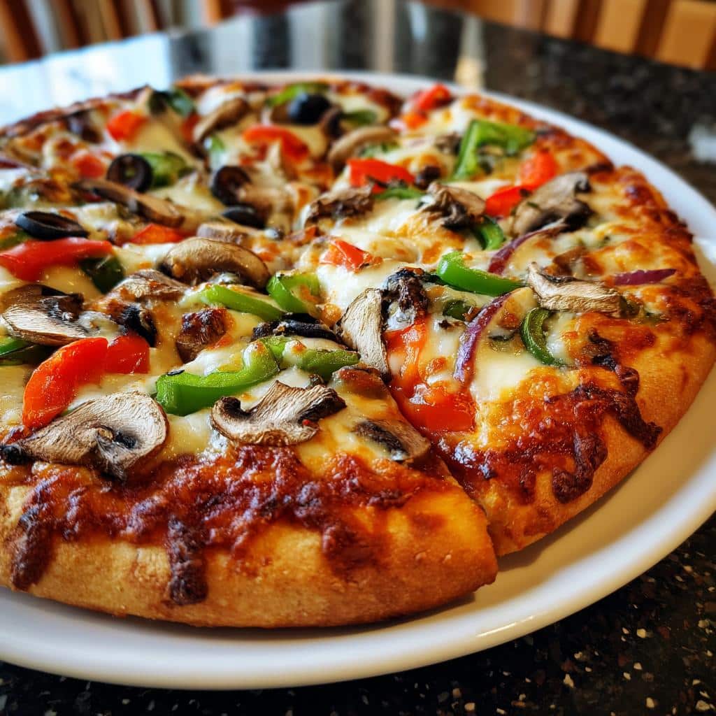 Vegetable pizza
