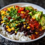 Vegetarian burrito bowl