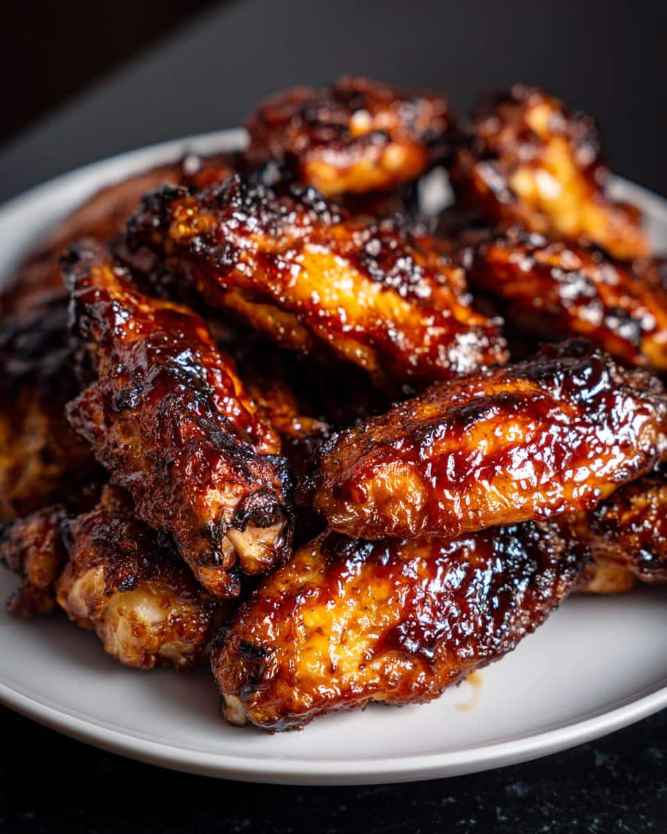 BBQ chicken wings - detail 1