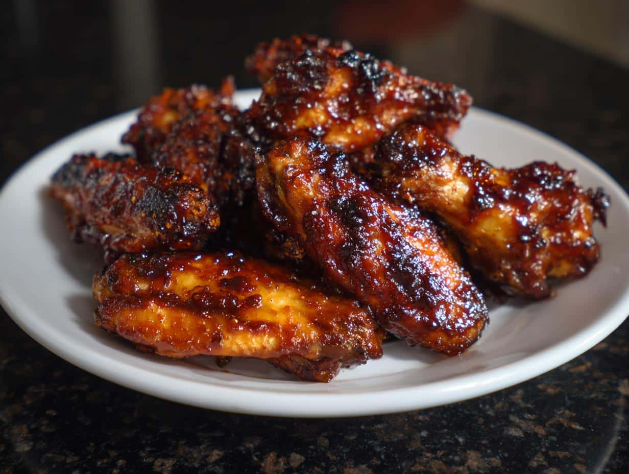 BBQ chicken wings - detail 3