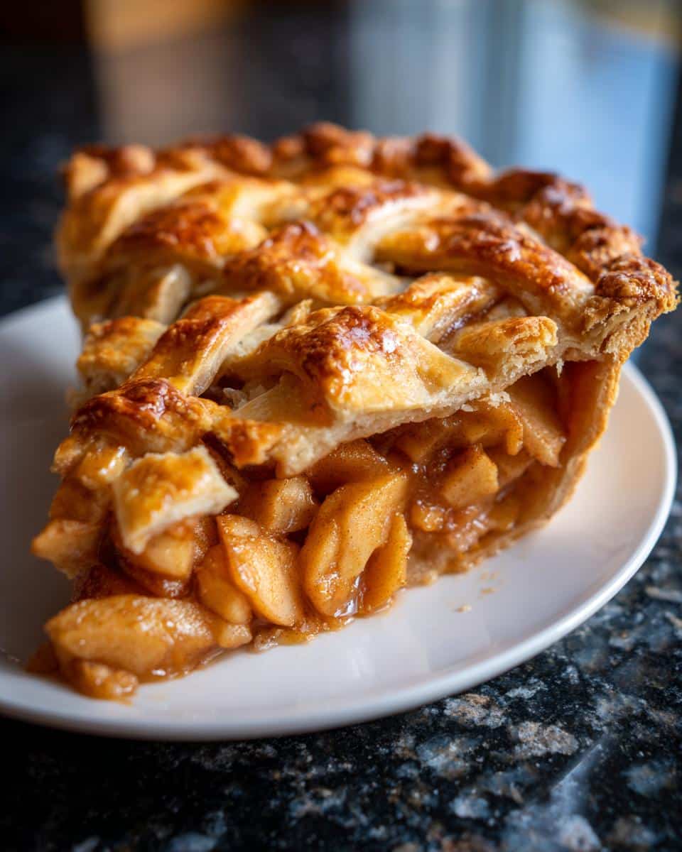 Classic apple pie - detail 1
