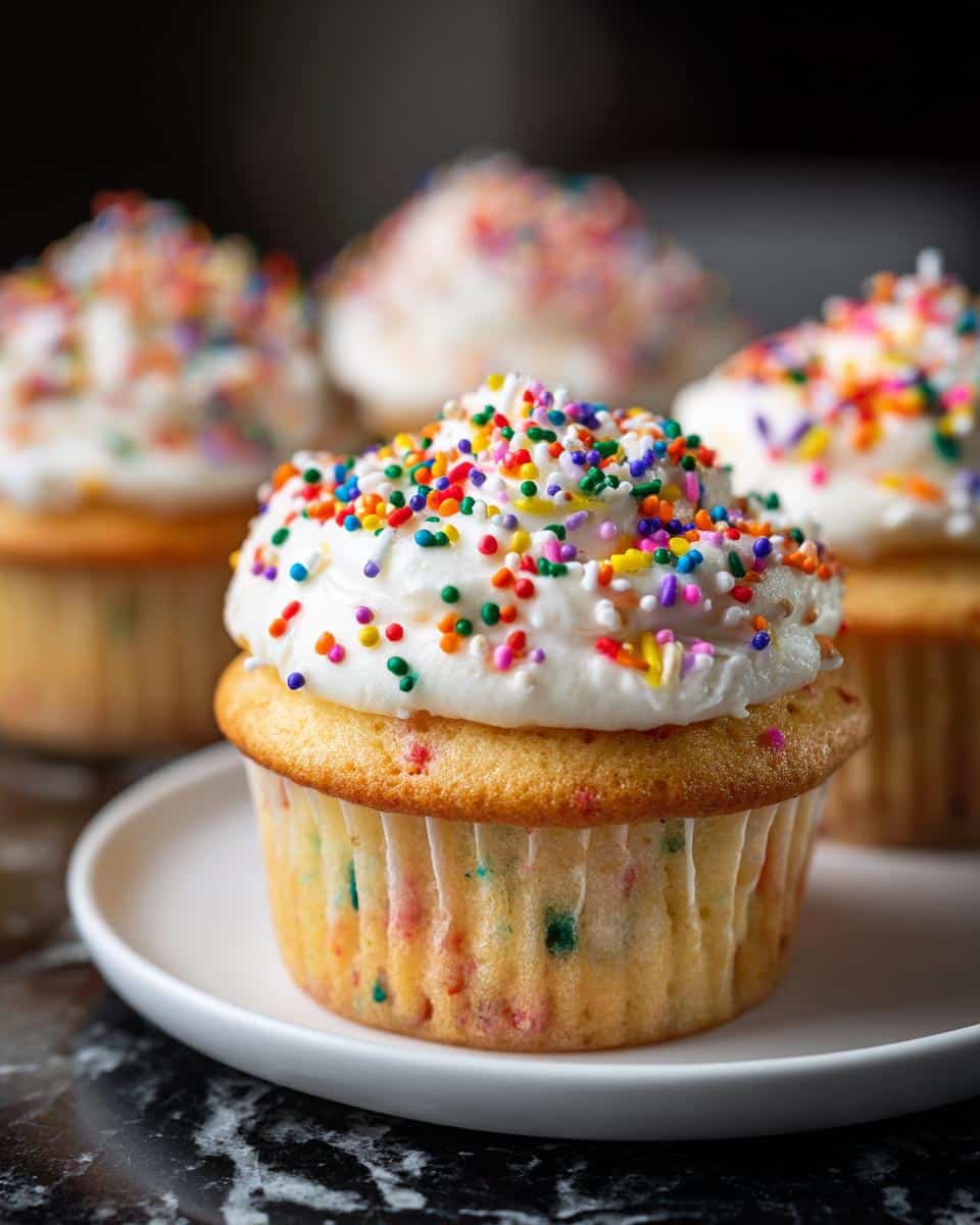 Funfetti cupcakes - detail 3