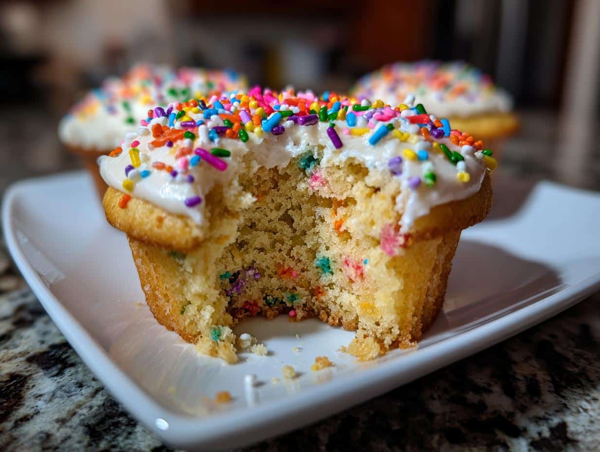Funfetti cupcakes - detail 4