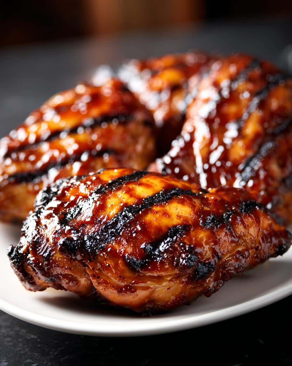 Grilled BBQ chicken - detail 1