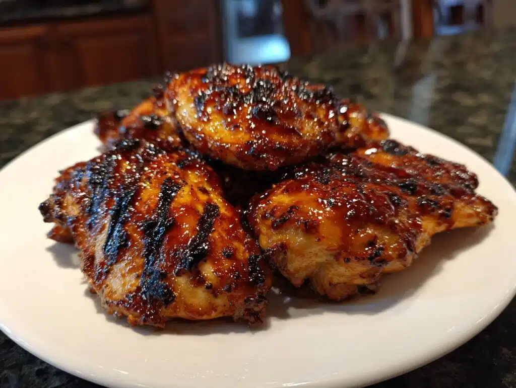 Grilled BBQ chicken