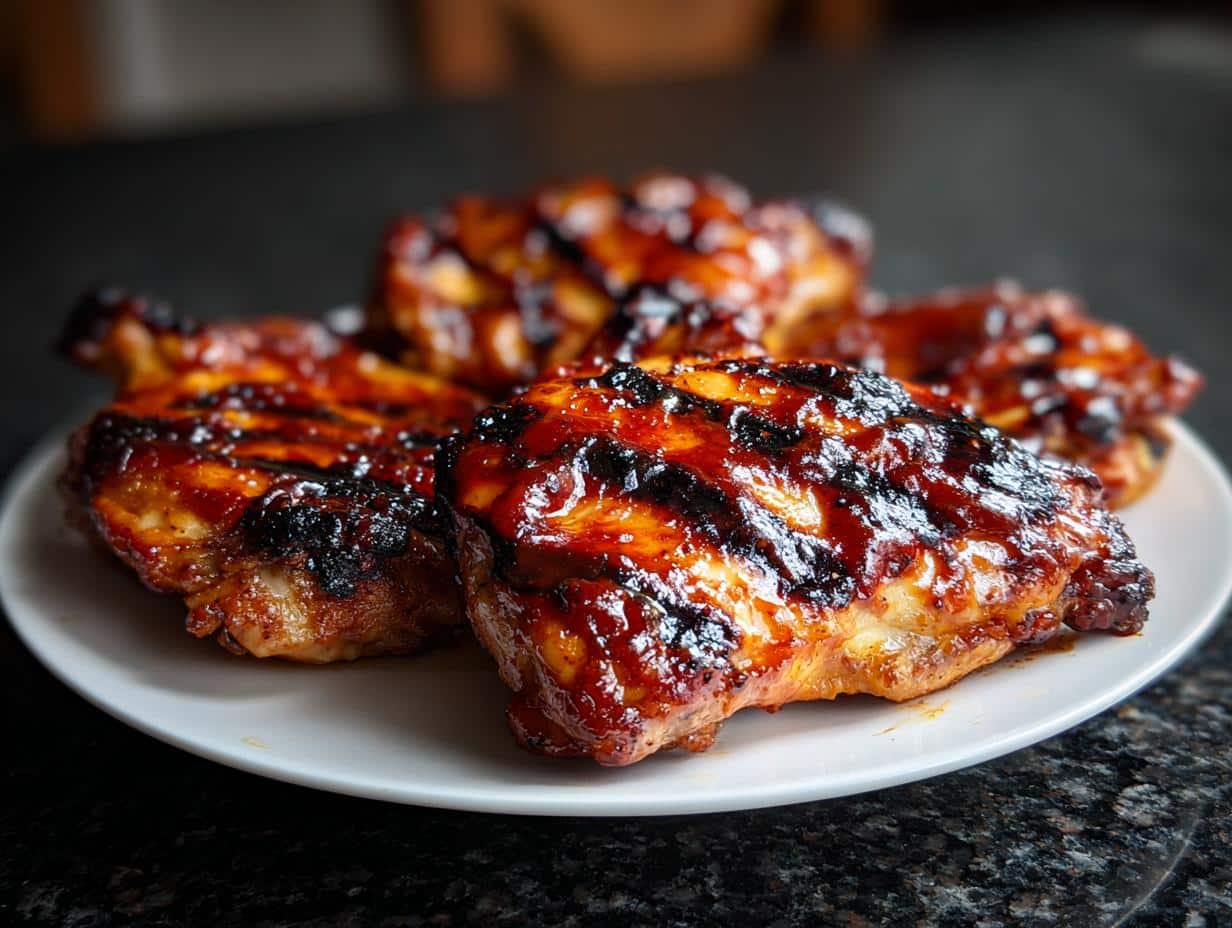 Grilled BBQ chicken - detail 3