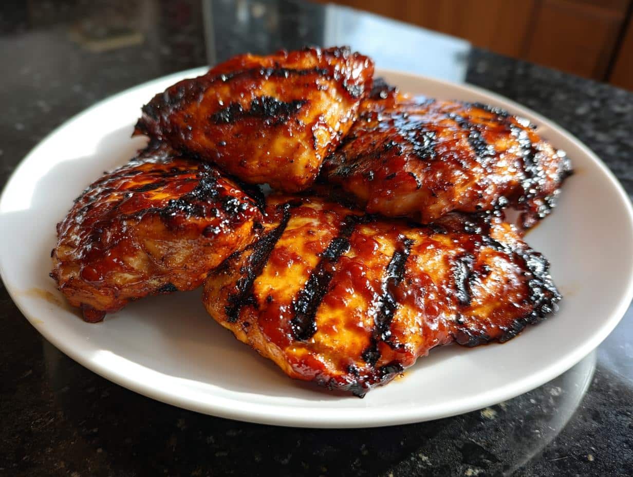 Grilled BBQ chicken - detail 4