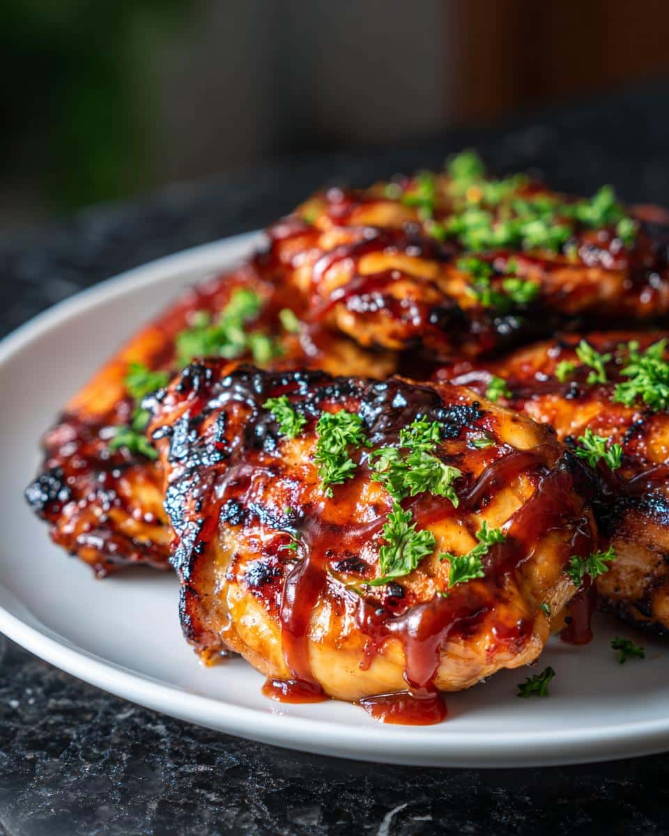Honey BBQ chicken - detail 1