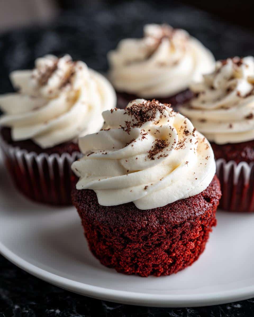 Red velvet cupcakes - detail 3